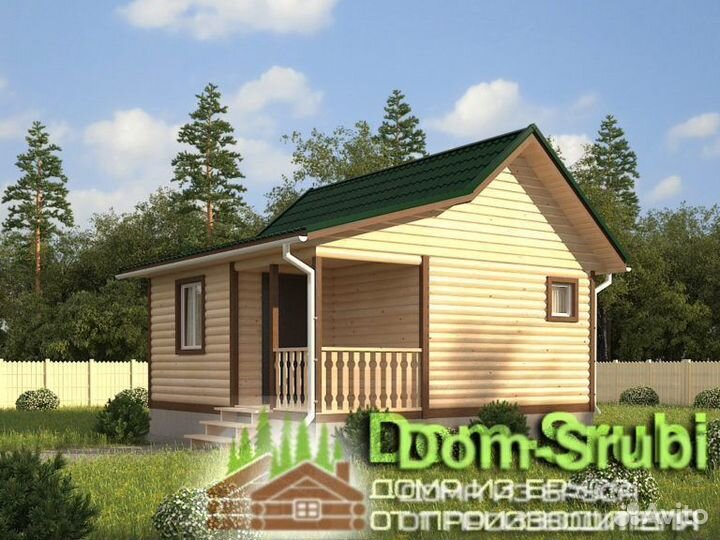 Белозерск. Хорошая надёжная Баня из бруса Б-11 6х6