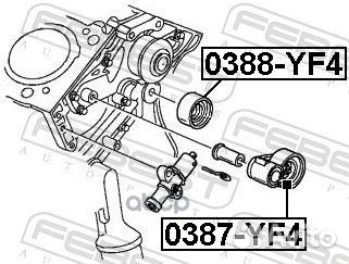 Ролик обводной honda febest 0388-YF4 0388-YF4