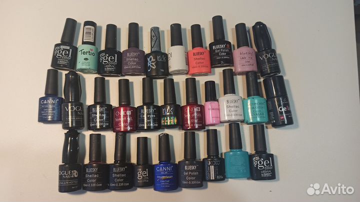 Большой пакет гель лаков и дизайна