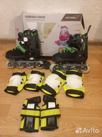 Роликовые коньки со светящимися колесами