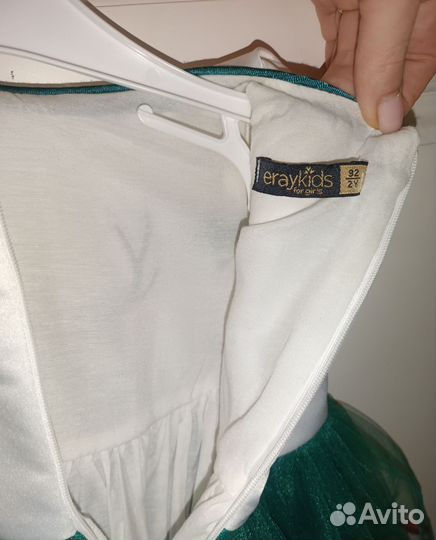 Новогоднее платье для девочки 92