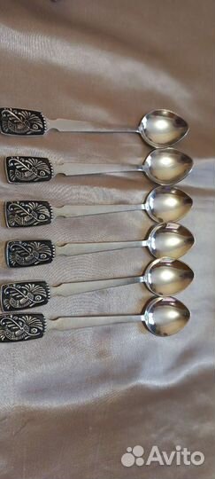 Чайные ложки мельхиор