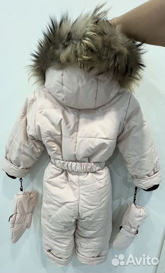Зимний комбинезон для девочки 98