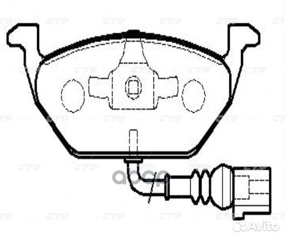 Колодки тормозные дисковые volkswagen Beetle 20