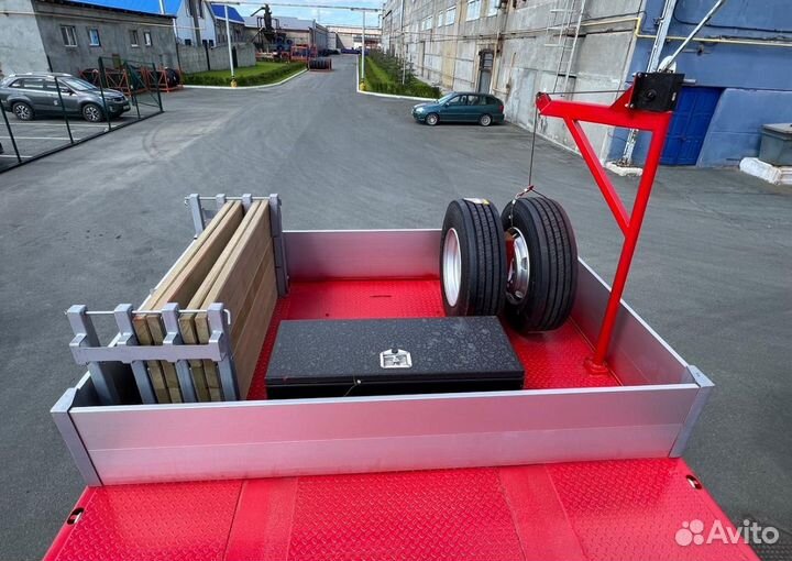 Полуприцеп трал (тяжеловоз) Политранс ТСП 94183, 2024