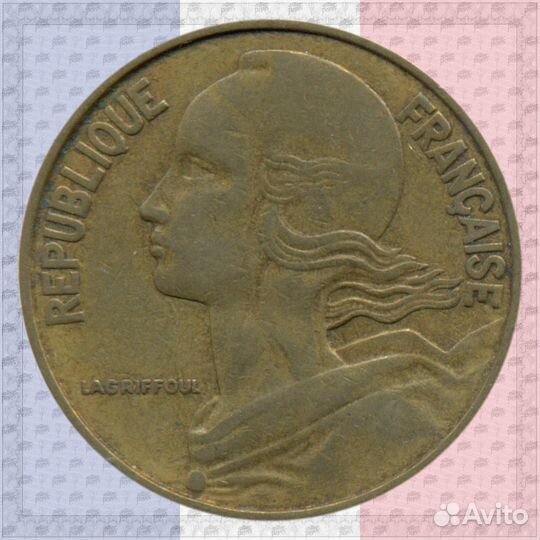20 сантимов 1963 Франция