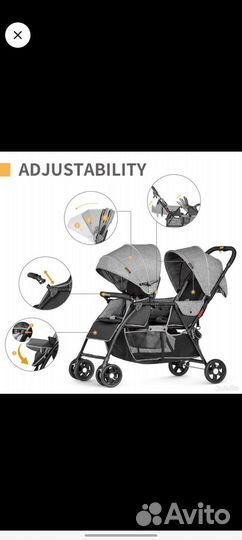 Прогулочная коляска для двойни или погодок