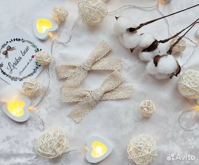 Бантики из кружева