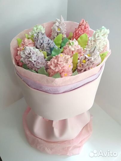 Сладкий букет из зефира