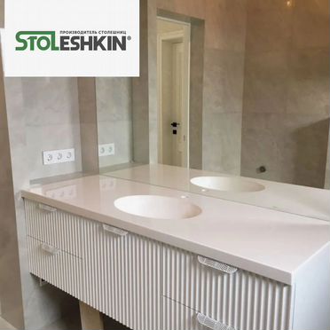 Столешница из искусственного камня для ванной GST
