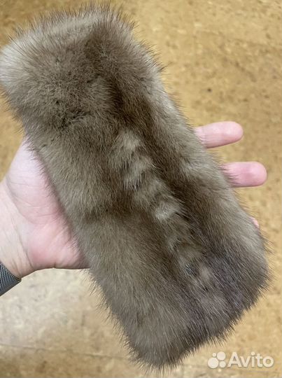 Норковая повязка на голову