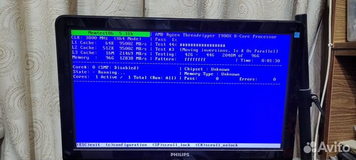 MSI MEG X399 Creation + Threadripper 1900x 8/16