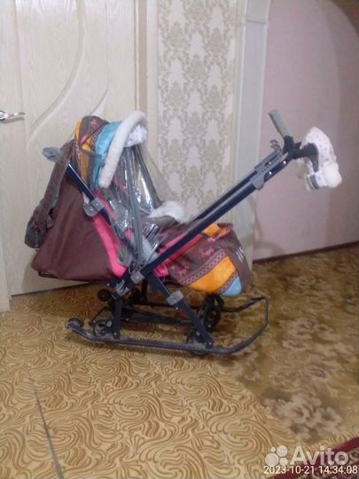 Коляска санки