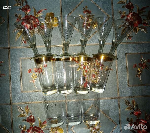 Стопки, рюмки стекло