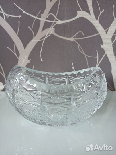 Конфетница хрустальная (СССР)