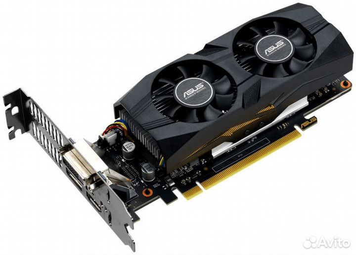 NVidia GeForce GTX1650 asus 4Gb (GTX1650-O4G-LP-BR
