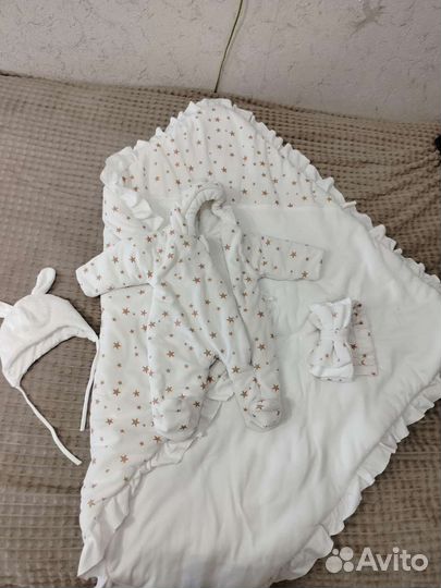 Конверт на выписку для девочки весна