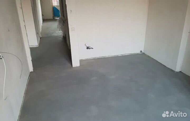 Полусухая стяжка пола без предоплаты