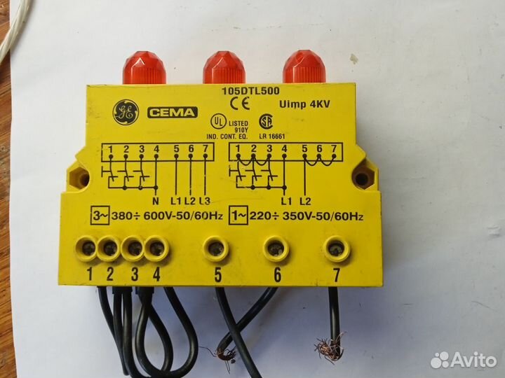 Указатель чередования фаз 105TDL500