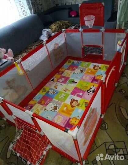 Большой детский манеж бу