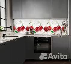 Кухонный фартук из пластика