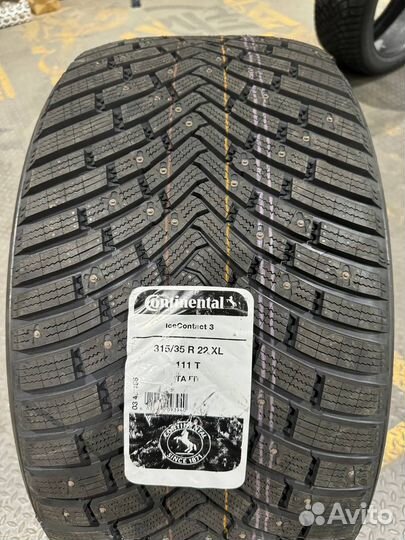 Continental IceContact 3 275/40 R22 и 315/35 R22 107T