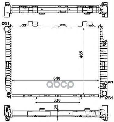 Радиатор 58159 NRF