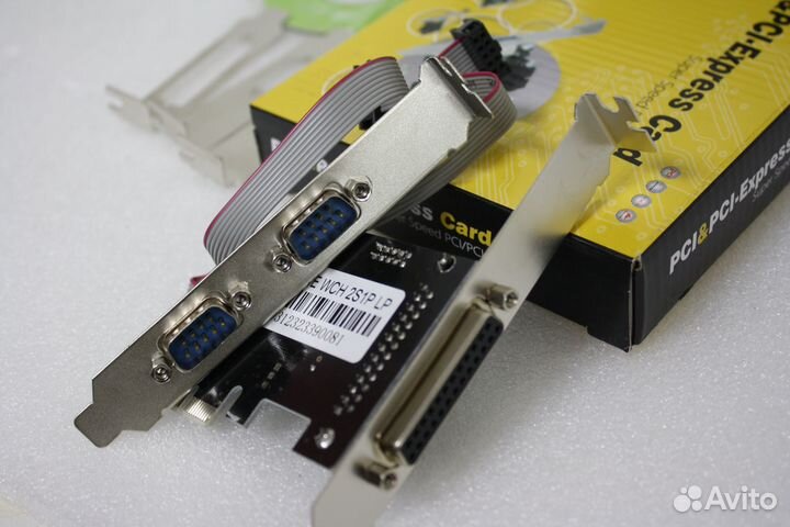 Контроллер PCI-E, 2COM port+LPT