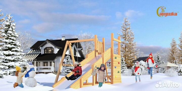 Детский игровой комплекс Савушка 4 сезона Мастер 6