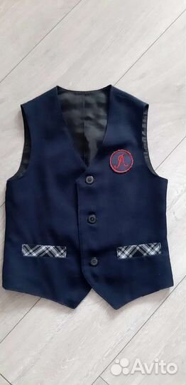 Жилет темно-синий (без эмблемы с буквой)