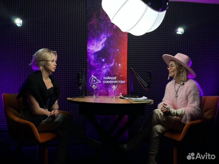 Студия для съемки подкастов и reels