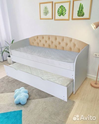 Кровать для малыша лдсп велюр 2е спальное