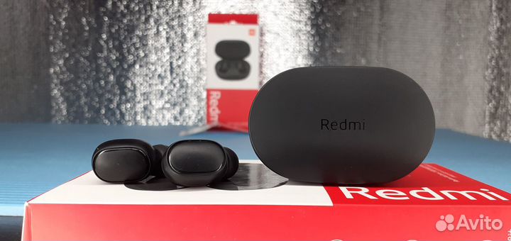 Наушники Xiaomi Redmi Airdots Чёрные с Микрофоном