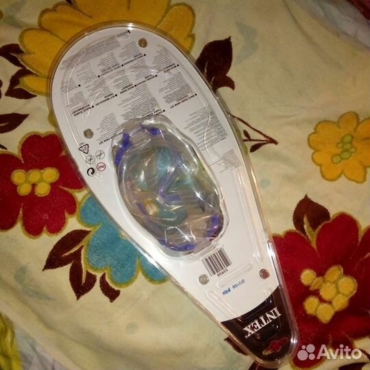 Маска для подводного плавания с трубкой