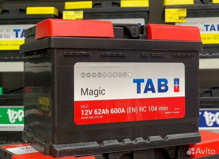 Аккумулятор TAB magic 62Ач