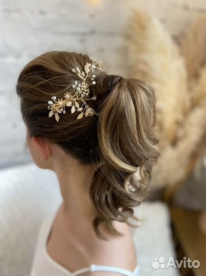 Макияж, прическа, свадебный образ