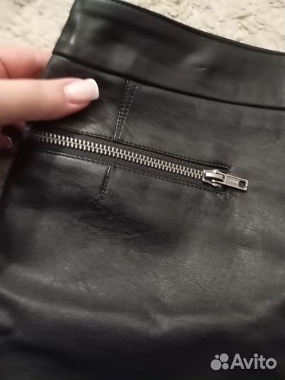 Кожаная юбка