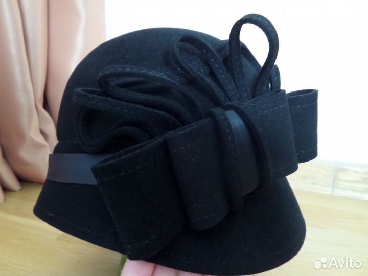 Шапка (шляпка) из фетра 56 размер