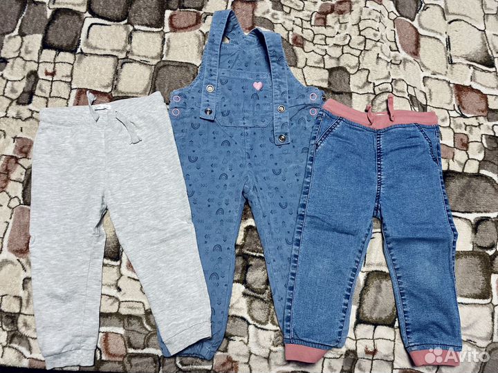 Пакет детских вещей на девочку 86-92