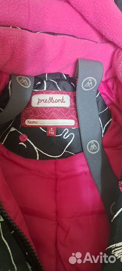 Зимний комбинезон для девочки 110 +6 Premont