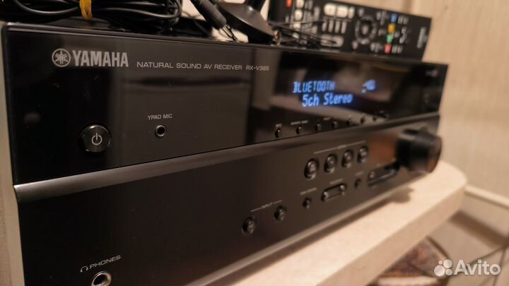 Yamaha RX-V385 5.1 4К 60Гц Bluetooth USB hdmi 2.0