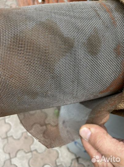 Маскитная металлическая сетка сечение 1 мм