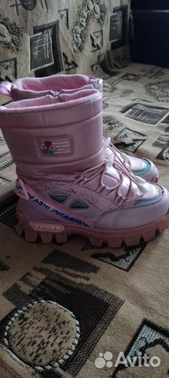 Зимние детские сапожки