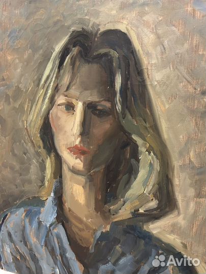 Картина маслом на холсте портрет