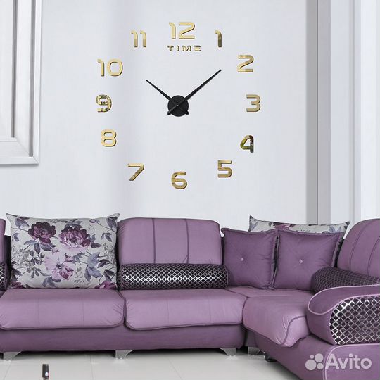 Часы настенные 3D (70-120 см) 8 моделей в наличии