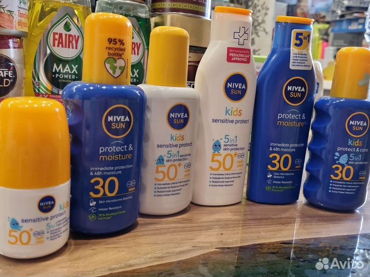 Крем Nivea Sun солнцезащитный 5in1 из Финляндии