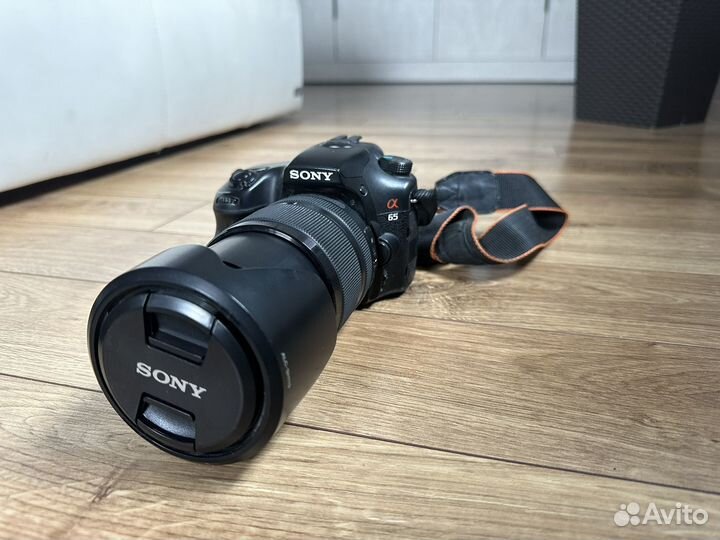 Зеркальный фотоаппарат sony a65,объектив 18-135