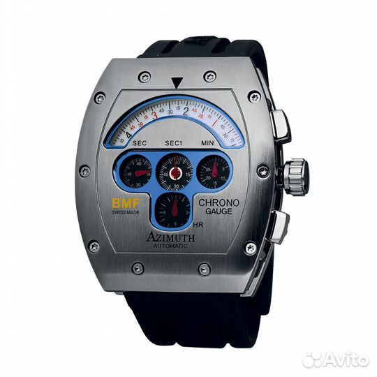 Часы Azimuth Chrono Gauge BMF Swiss Made