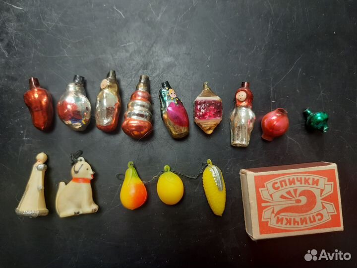 Старинные новогодние елочные игрушки