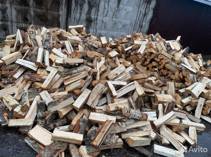 Дрова березовые колотые